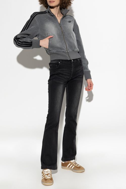 Jeans With Logo, Women's, Black