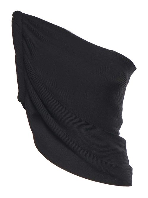One-Shoulder Wool Blend Top