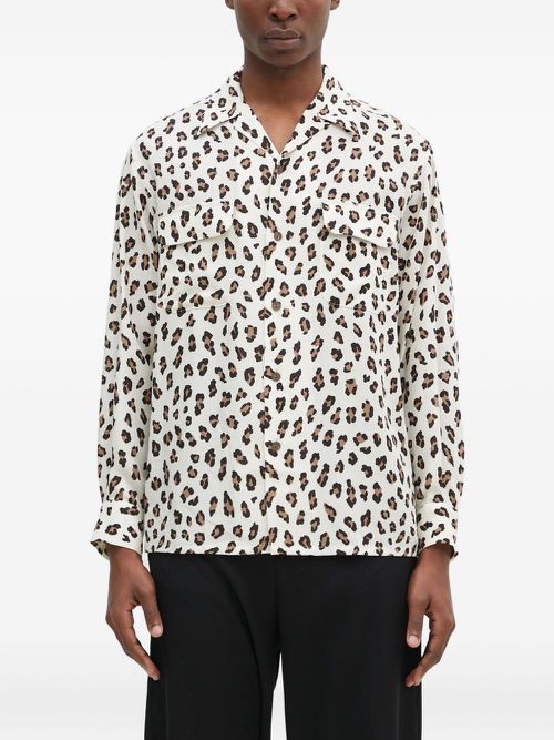 Leopard-print shirt - Neutrals