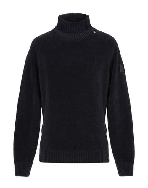 Man Turtleneck Midnight blue Size XXL Viscose, Cotton, Acrylic, Virgin Wool