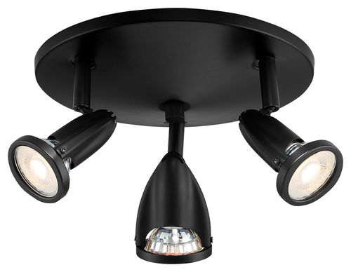Access Cobra 3-Light Track Lighting in Black - 52103LEDDLP-B