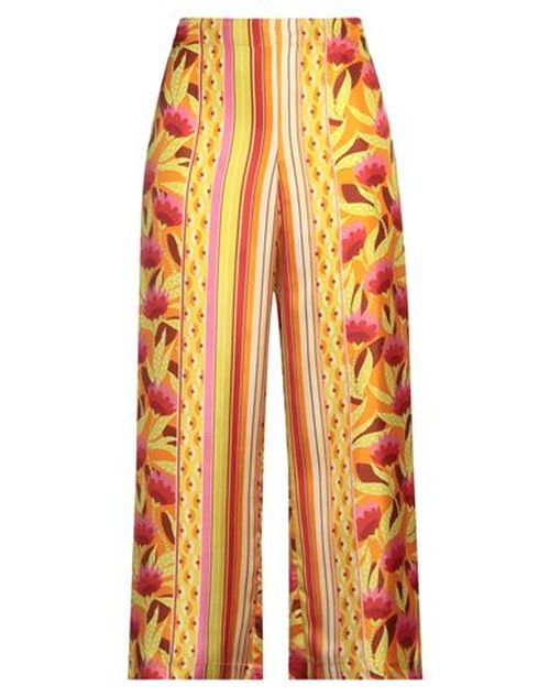 Malìparmi Woman Pants Orange Size 4 Silk