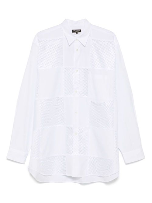 Comme des Garçons Homme Plus check-pattern shirt - 2 WHITE X WHITE