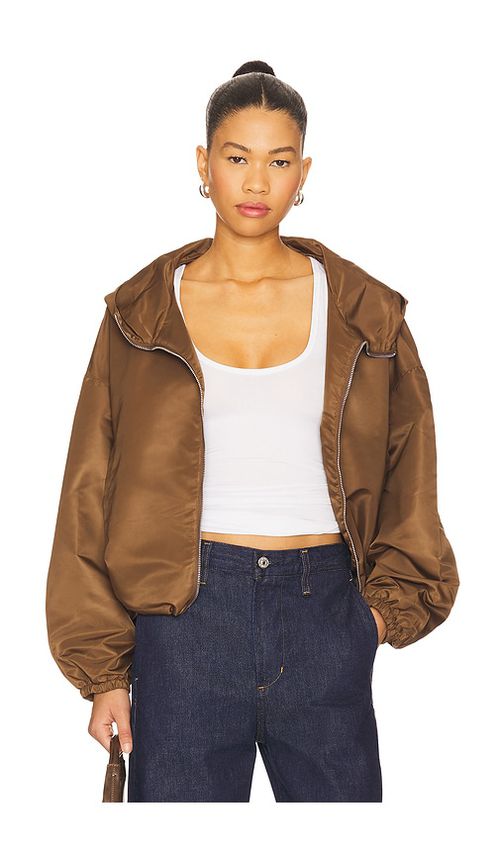 Citizens of Humanity WINDBREAKER IN CROPPED-LÄNGE in Brown. Größe XS. Also in L