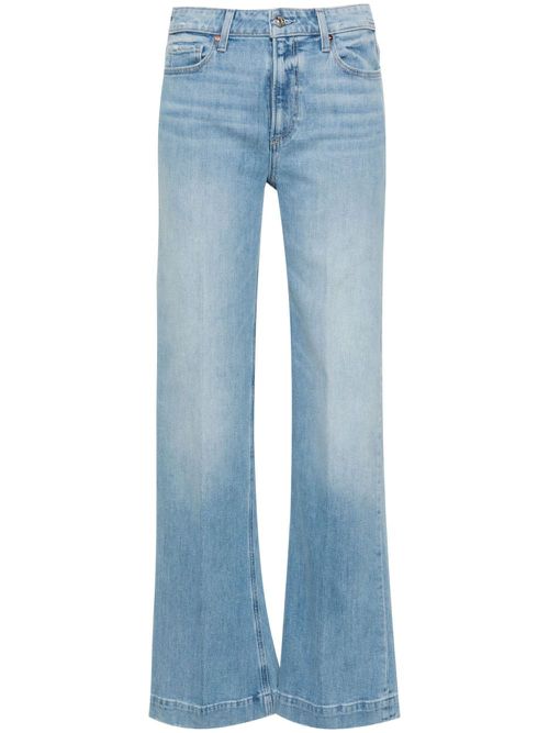 Leenah high-rise wide-leg jeans - Blue