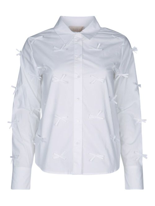I BLUES bow-detail shirt - White
