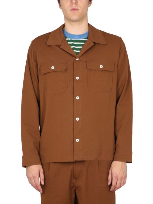 Brown Regular Solid Shirt