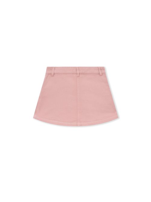 Satin Patch Cargo Skirt