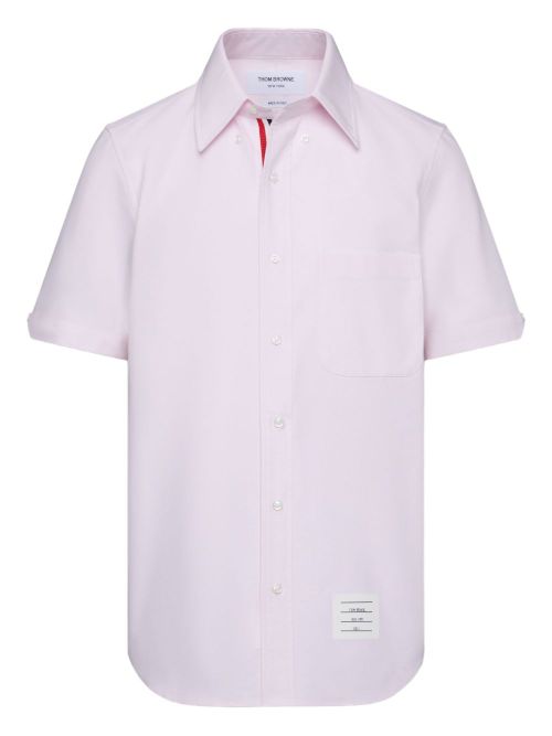 Cotton Oxford Shirt — Pink