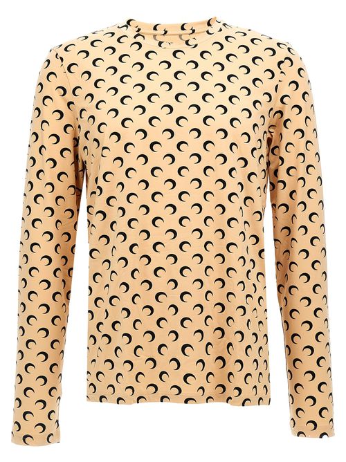 Moon Printed Jersey Tops