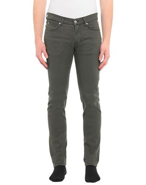 Roÿ Roger's Man Pants Military green Size 29 Cotton, Lyocell, Elastane