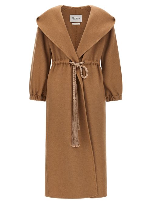 Camel Wool Coat — Brown