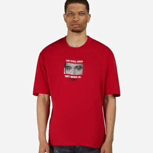 Men's Scarface Eyes Photo T-Shirt in Red