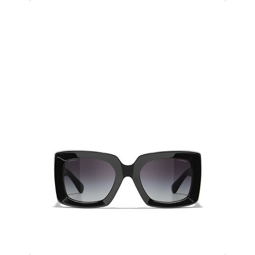 Prada PR C07S 16K90A Women’s Sunglasses Black Grey Gradient 52mm Prada Women main image 2