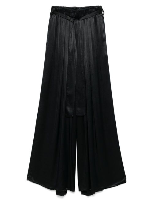 Wide-leg trousers - Black