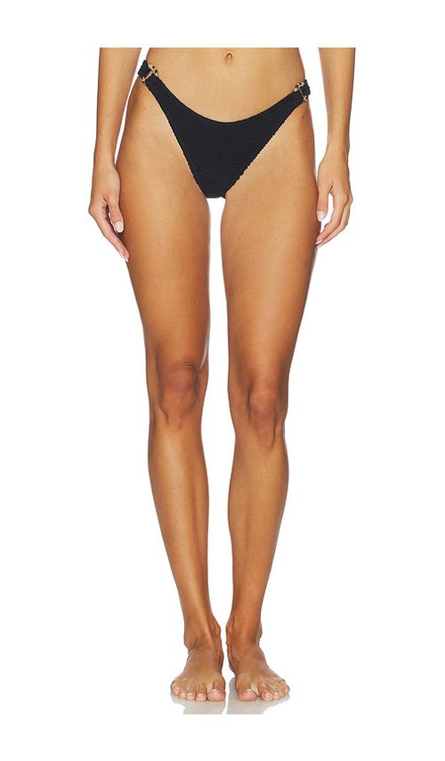 Bond Eye Ring Scene Brief Bikini Bottom in Black