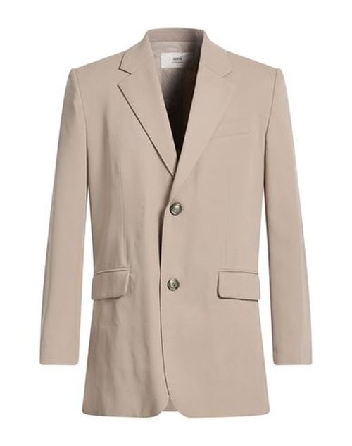 Man Blazer Taupe Size 40 Virgin Wool