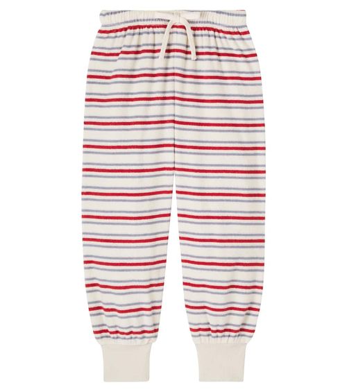 Konges Sløjd Itty striped cotton-blend terry sweatpants