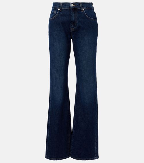 Tess high-rise straight jeans