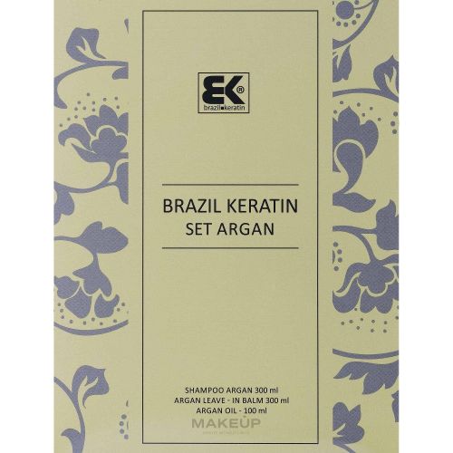 Brazil keratin Gift set for dry and damaged hair Argan