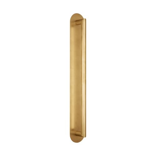 Natural Brass LED Wall Sconce from the Fielle Collection