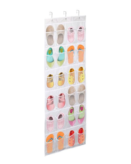 Over-the-Door 24-Pocket Shoe Rack