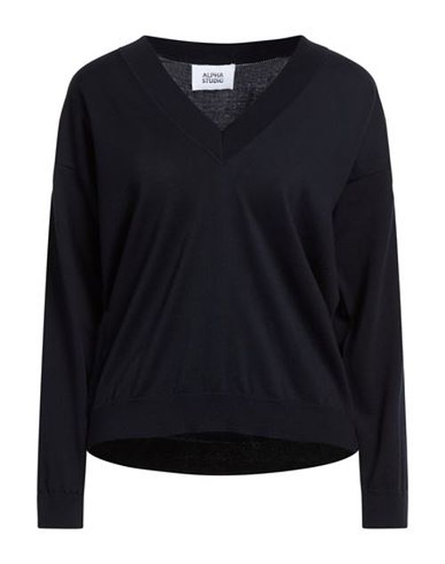 Woman Sweater Midnight blue Size 6 Cotton