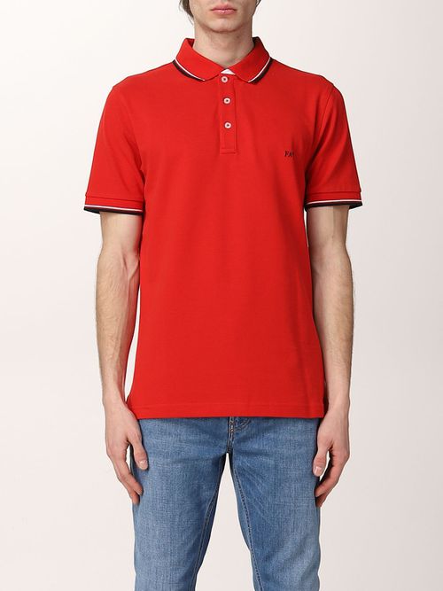 Polo shirt with embroidered logo