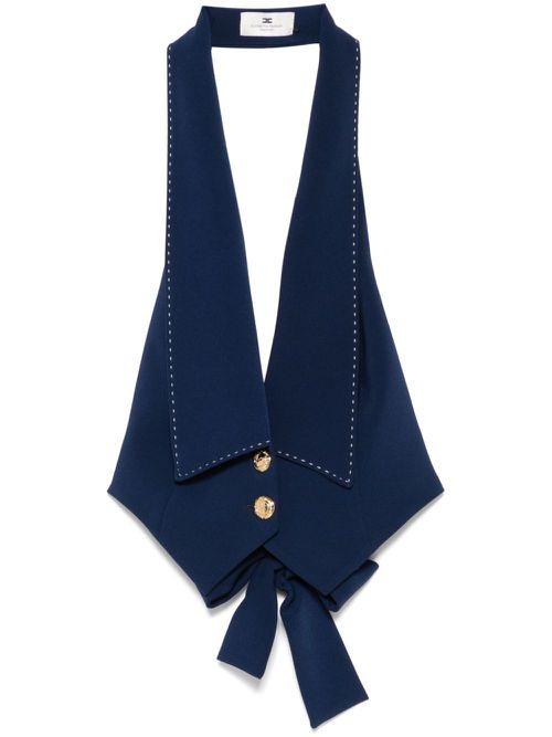 V-neck waistcoat - Blue