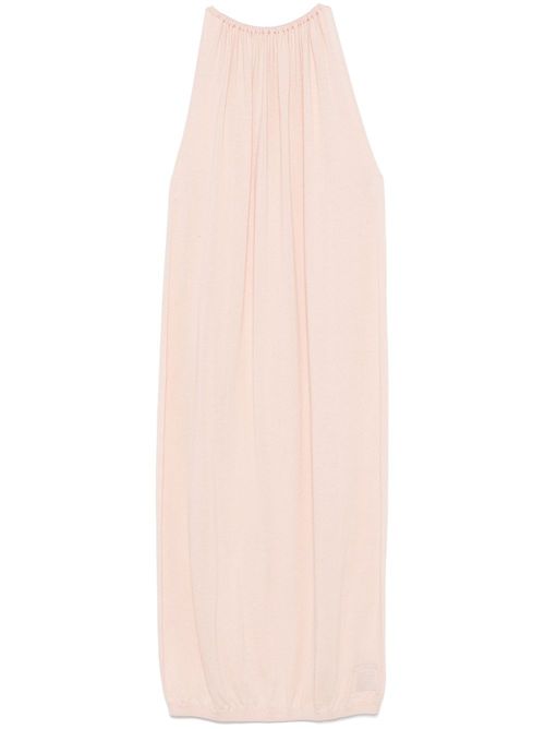 Draped midi dress - Pink