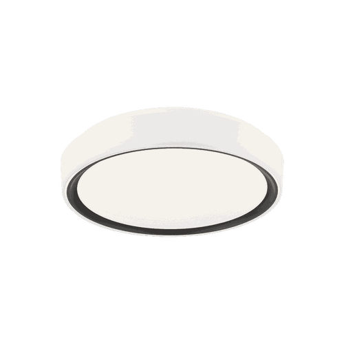 Matteo Alamus 1-Light Ceiling Light In Aged Gold Brass With White