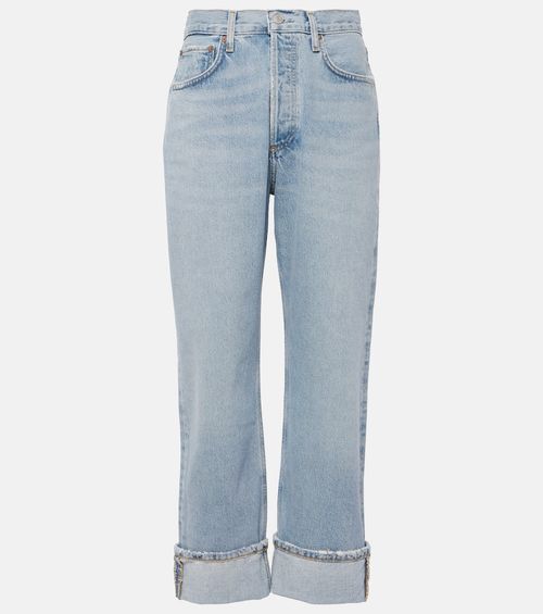 Fran mid-rise straight jeans