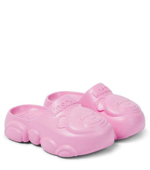 Moschino Kids Logo clogs