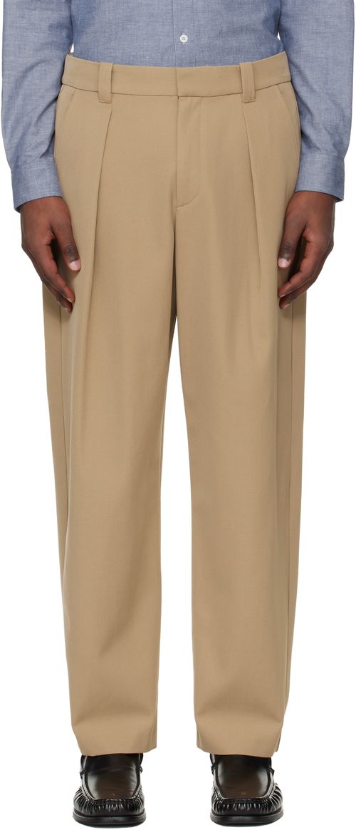 Beige Renato Trousers