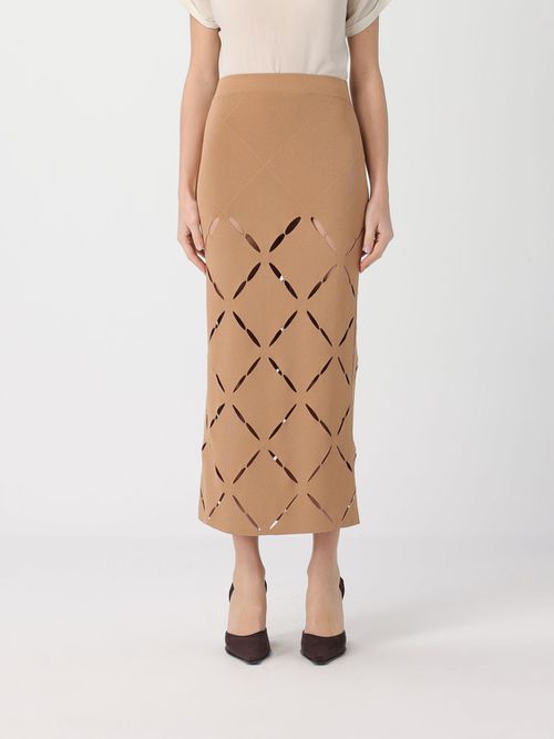Skirt Woman color Brown