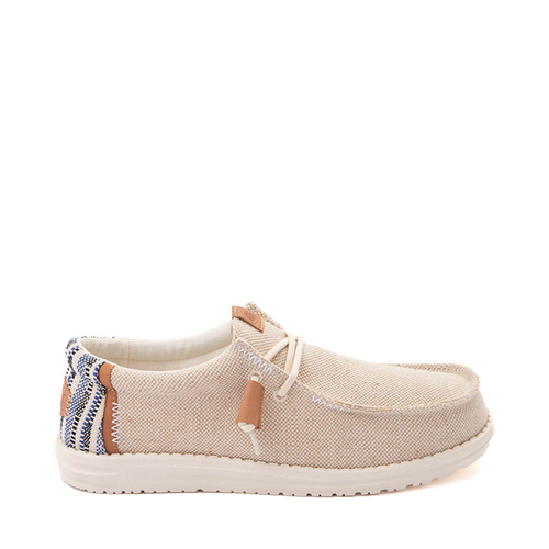 Mens HEYDUDE Wally Funk Hemp Casual Shoe - Natura