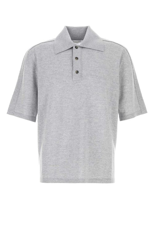 Knit Polo Shirt — Gray