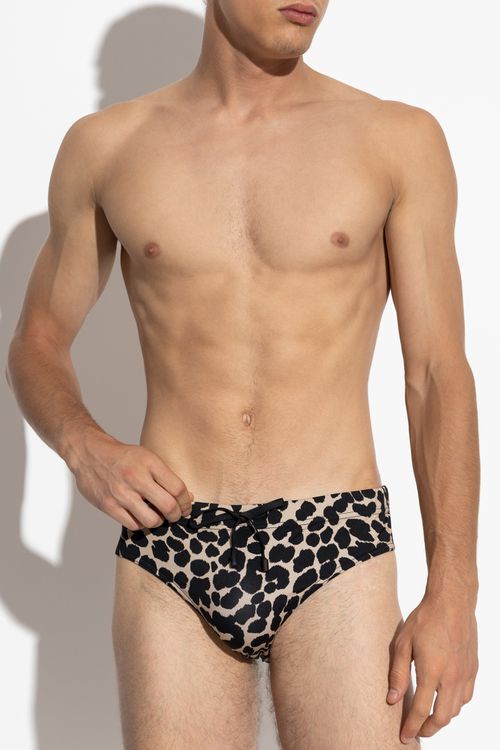 Swim Shorts, Men's, Cream