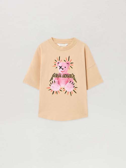 Pa Punk Bear Over Tshirt S/s Kids  Beige
