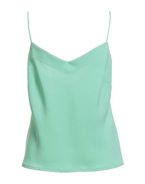 Woman Top Light green Size 10 Polyester, Elastane