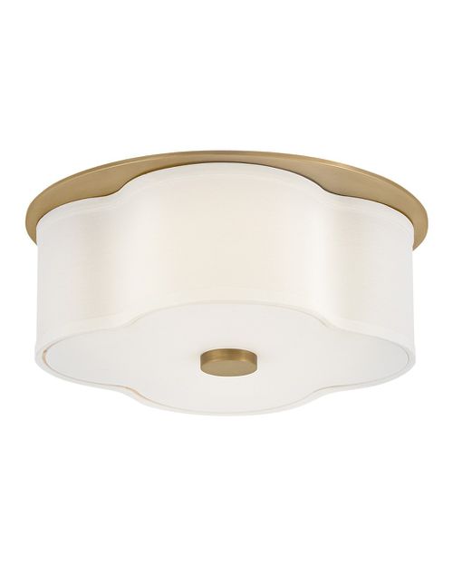 Heritage Brass LED Flush Mount from the Delaney Collection