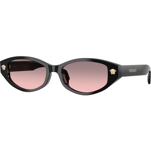 Versace Woman Versace VE4512D /5M Sunglasses Acetate Black Pink Cat Eye Normal Nuanced