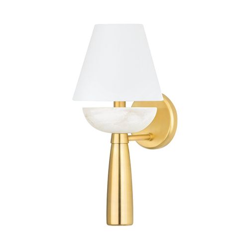 Aged Brass Wall Sconce from the New Windsor Collection