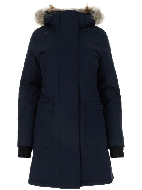 Abby thigh-lenght parka - Blue