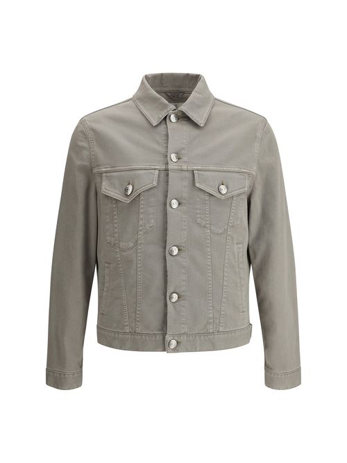 Cotton Denim Jacket — Gray