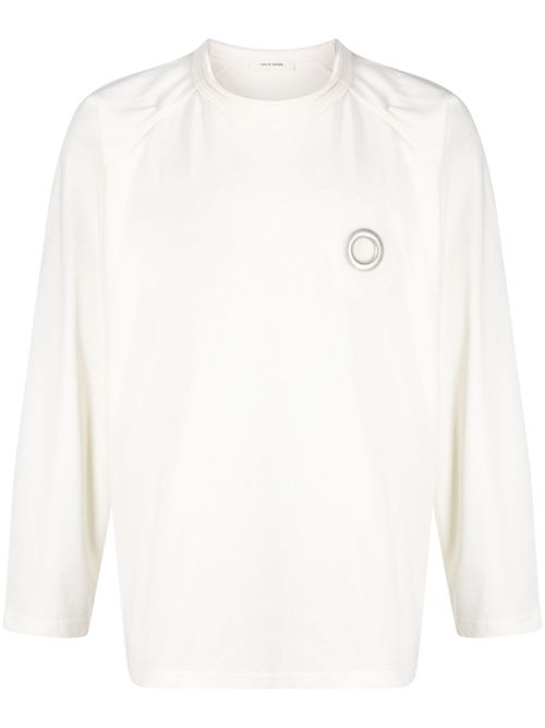 Long-sleeve cotton T-shirt - White