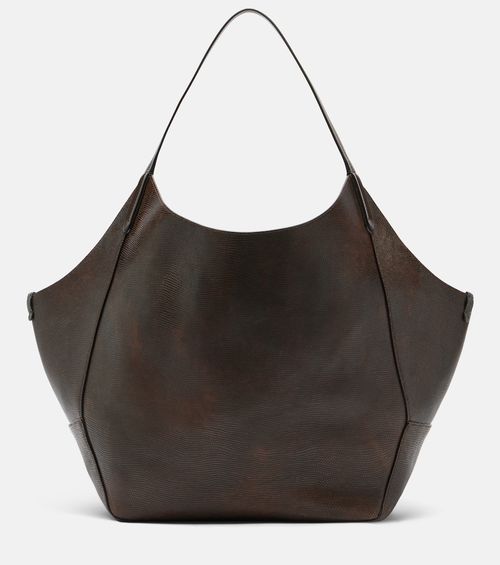 Monili Medium reversible leather tote bag