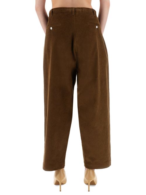 Drawstring Corduroy Trousers