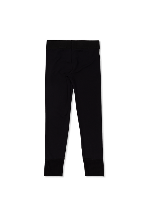 Leggings With Logo, Unisex, Black