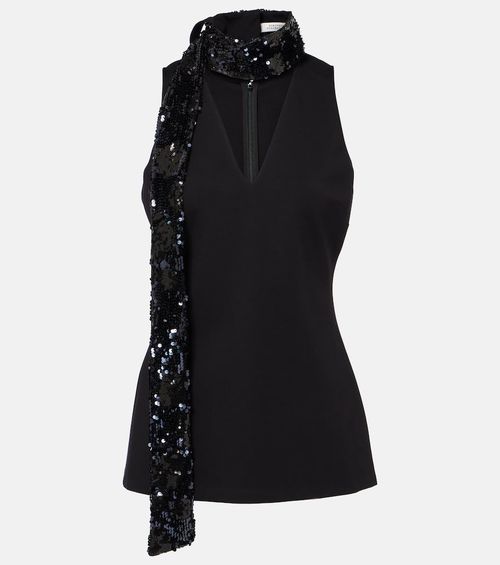 Emotional Essence sequined scarf top